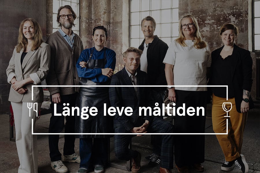 Gästerna i avsnitt 23 av Menigos samtalsserie Länge leve måltiden.