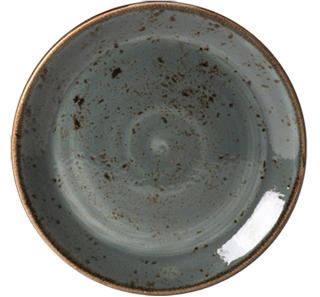 Craft Blå tallrik flat Ø20cm