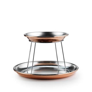 Skaldjursfat koppar förtennad insida 24cm h4,5