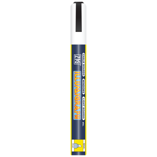 Griffelpenna vit vattenlöslig 6mm