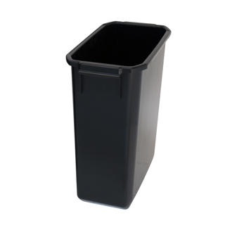 Tunna utan lock plast svart 28x55,5x58cm 60L