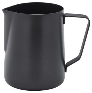 Mjölkkanna rostfri non-stick svart 34cl