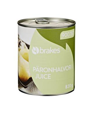 Päronhalvor i Juice