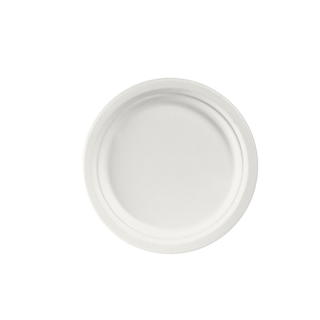Tallrik Bagasse Vit 22cm