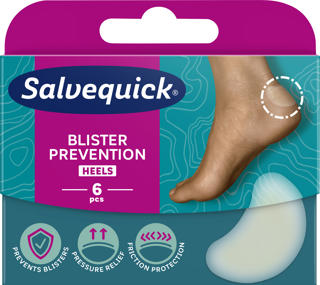 Plåster mot skavsår häl 6-pack
Blister Prevention Heels
