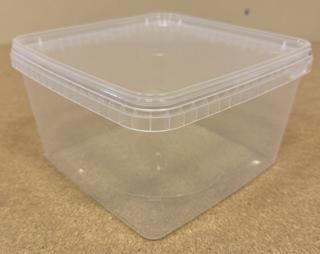 Förvaringsburk med lock 19x19x12 3L