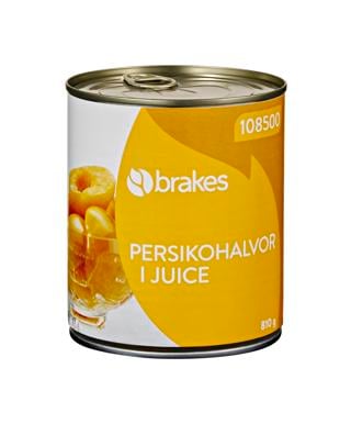 Persikohalvor i Juice