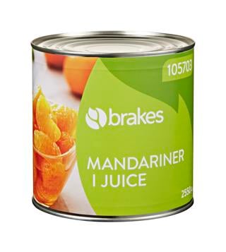 Mandarinklyftor i Juice