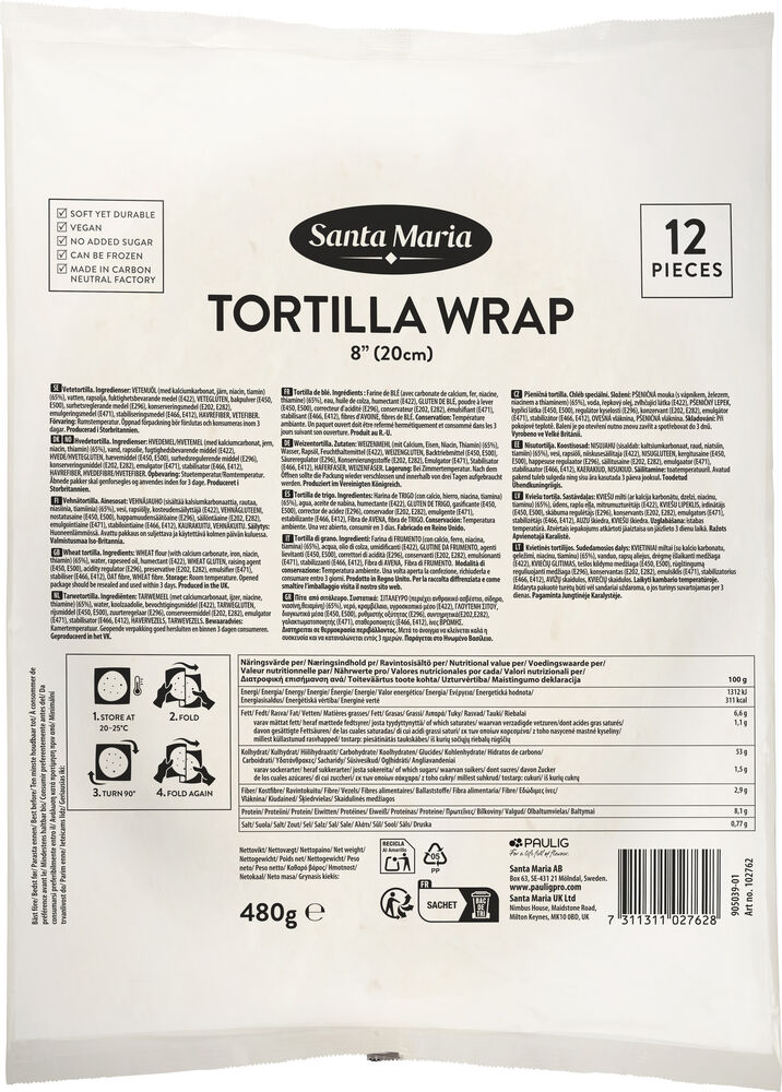 Tortilla Wrap 20 cm