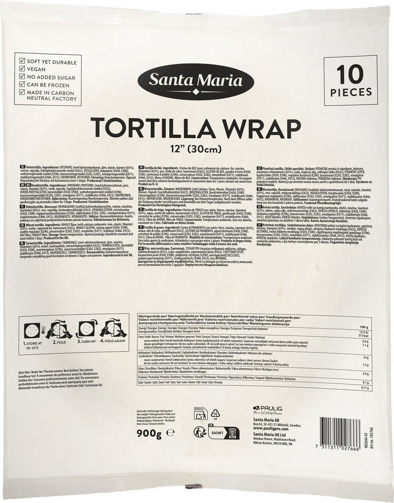 Tortilla Wrap 30 cm