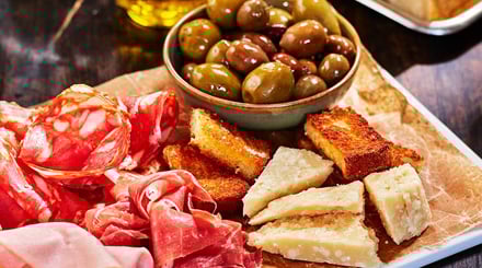 Inled med en antipasto